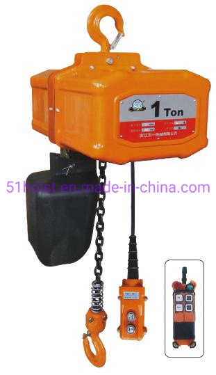 Hhw-B Type Electric Chain Hoist with Hook 0.25t-10t Lifting Equipment