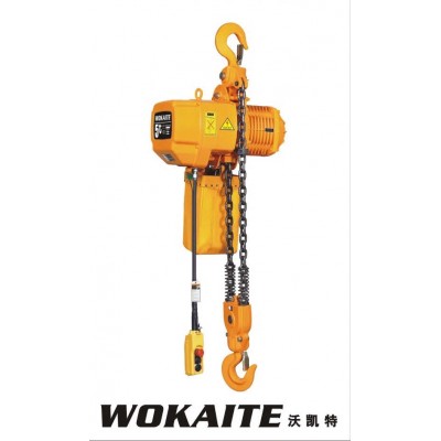 5ton Electric Chain Crane Hoist with Trolley Wokaite Customized Electric Hoist