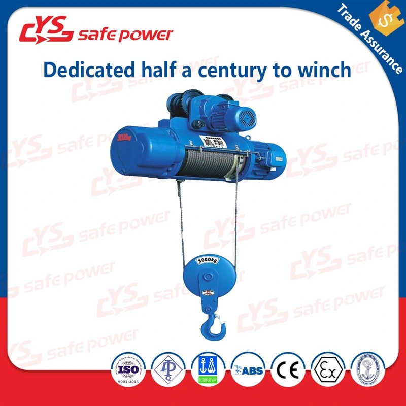 Factory Price Pathway Electric Wire Rope Trolley Hoist