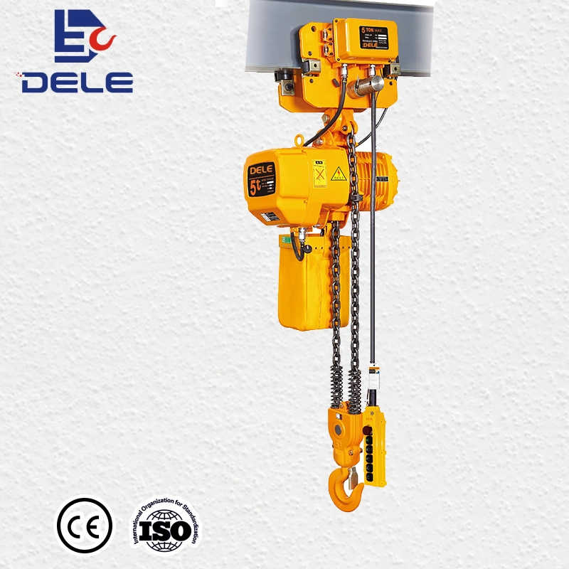 Fixed 500kg Mini Electric Chain Lifting Hoist with Single Grider