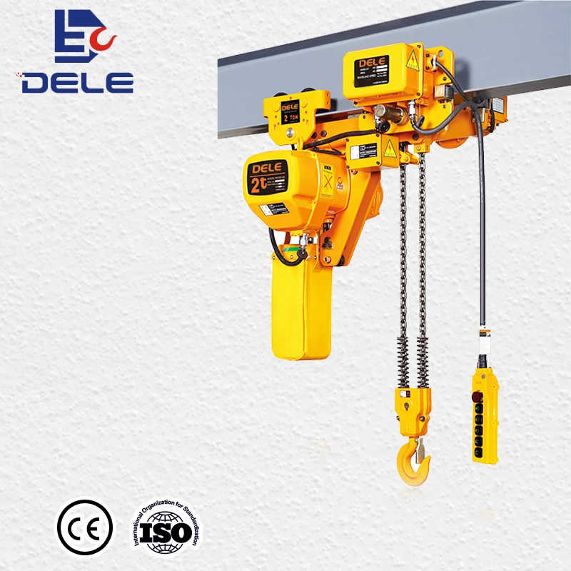 Fixed 500kg Mini Electric Chain Lifting Hoist with Single Grider