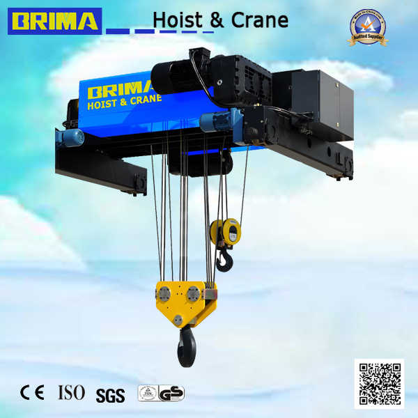 30/10ton England European Type Double Girder Electric Wire Rope Hoist Crane