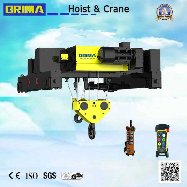 Brima Brand 20t 15m Lifting European Double Girder Electric Wire Rope Hoist