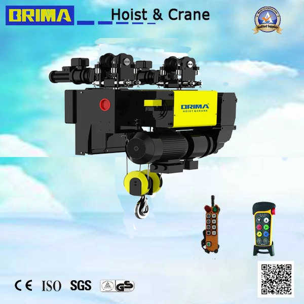 Brima Brand 20t 15m Lifting European Double Girder Electric Wire Rope Hoist