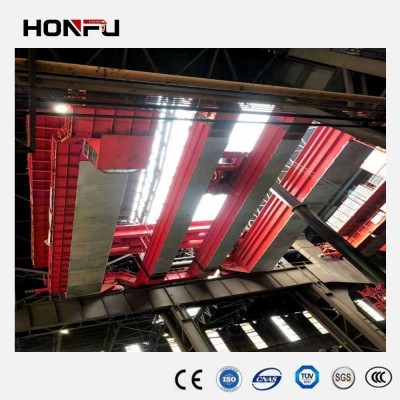 Double Girder Overhead Bridge Crane for Workshop with Low Headroom Hoist