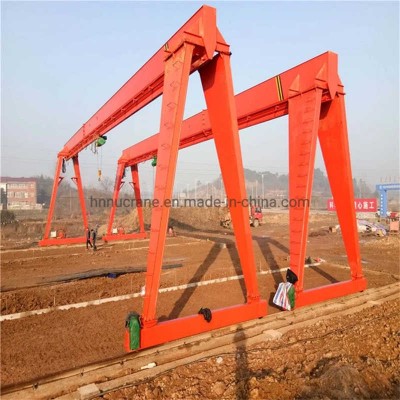 Europe Style 4 Wheel Single Girder Gantry Crane with Hoist