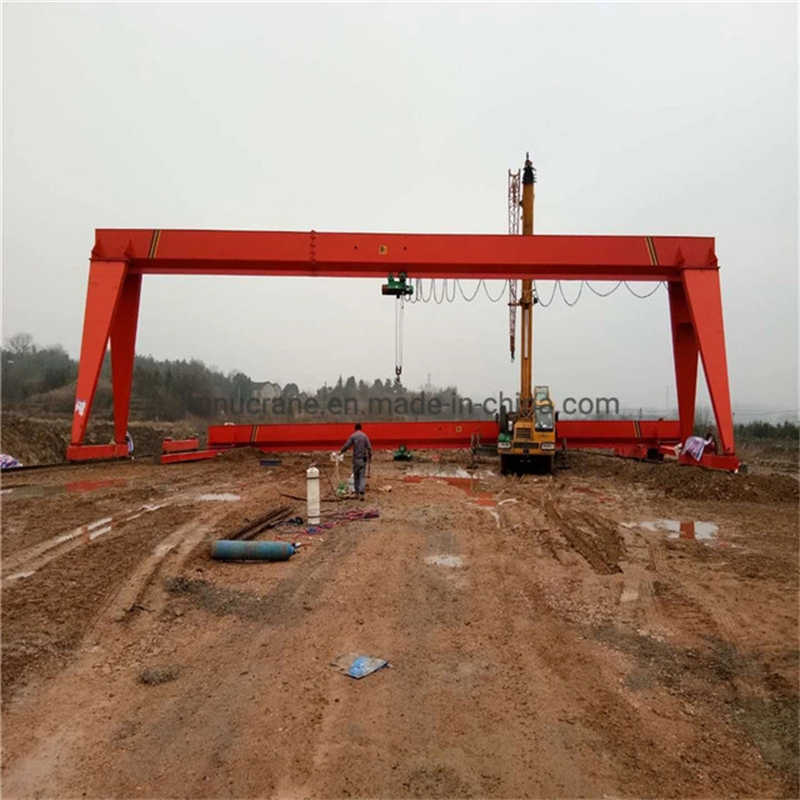 Europe Style 4 Wheel Single Girder Gantry Crane with Hoist