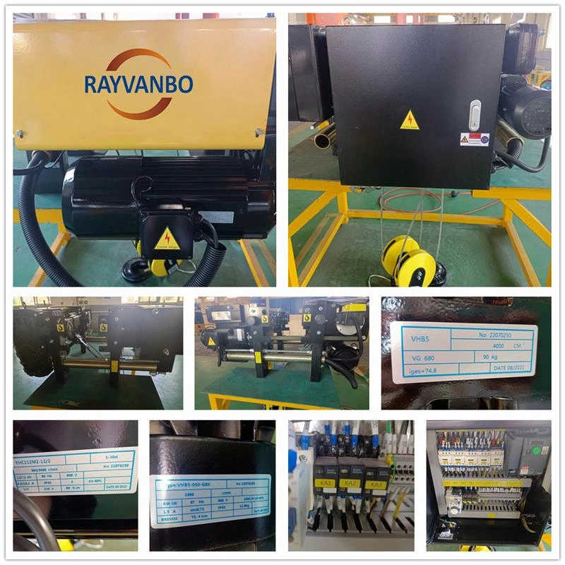 Customized Factory Warehouse 10ton European Electric Wire Rope Hoist