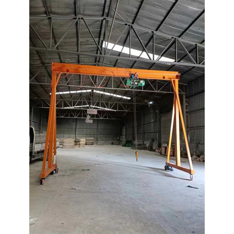 1.5t Indoor Outdoor Trackless Mobile Movable Portable Gantry Crane