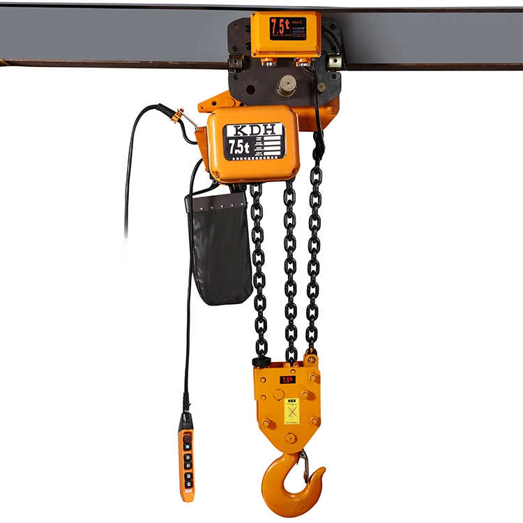 7.5 Ton Electric Chain Hoist with High Working Efficiency and Long Working Life