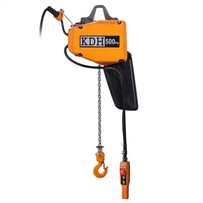 0.5 Ton Electric Chain Hoist with High Working Efficiency with Manual Trolley