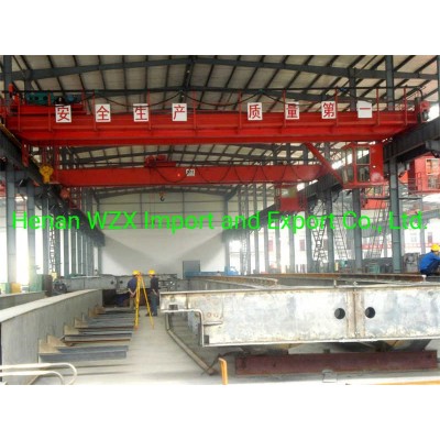 32+5t High Working Duty Compact Structure Workshop Overhead Traveling Crane