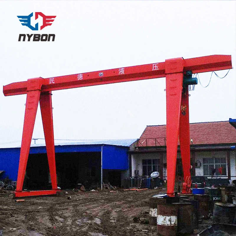 Workshop 15t Rail Mounted Gantry Crane for Lifting Cutterbar