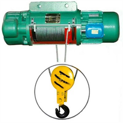 MD 0.5t 10t 20t 220V 380V Double Speed Electric Wire Rope Hoist