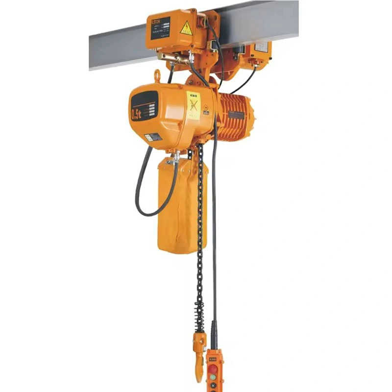 Low Headroom Electrical 220V 380V Motor Drive High Speed Electric Chain Hoist