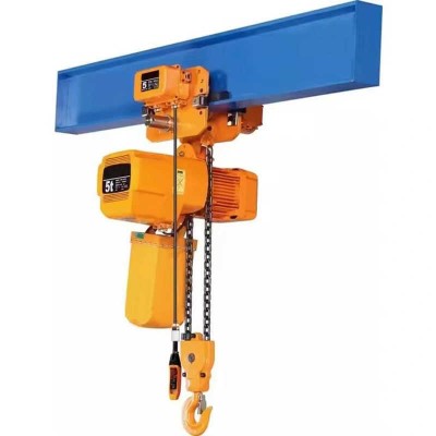 Low Headroom Electrical 220V 380V Motor Drive High Speed Electric Chain Hoist