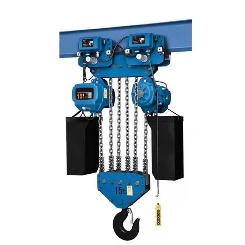 Low Headroom Electrical 220V 380V Motor Drive High Speed Electric Chain Hoist