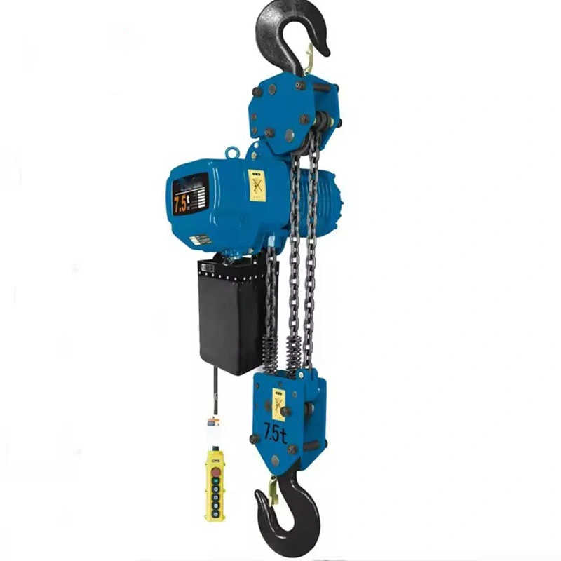 Low Headroom Electrical 220V 380V Motor Drive High Speed Electric Chain Hoist