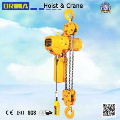 5ton Electric Chain Hoist with Hook Suspension (Single Speed)