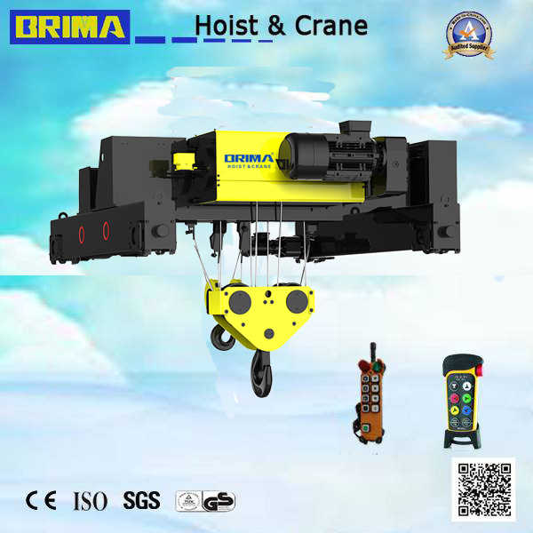 Brima 10t 18m Lifting European Double Girder Electric Wire Rope Hoist