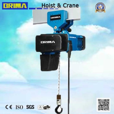 Brima 125kg European Electric Chain Hoist with Electric Trolley