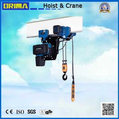 Brima 125kg European Electric Chain Hoist with Electric Trolley