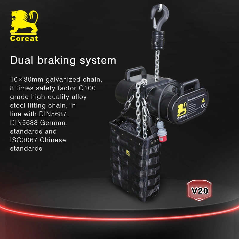 2 Ton Lifting Crane Equipment Electric Chain Hoist