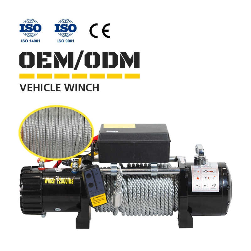 Factory Price OEM ODM Win9500 Pounds Mini Jeep Trailer Electric CH Cable Winch