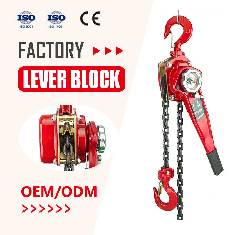 15 Years China Factory G80 Chain Safe Lever Hoist Manual Hoist