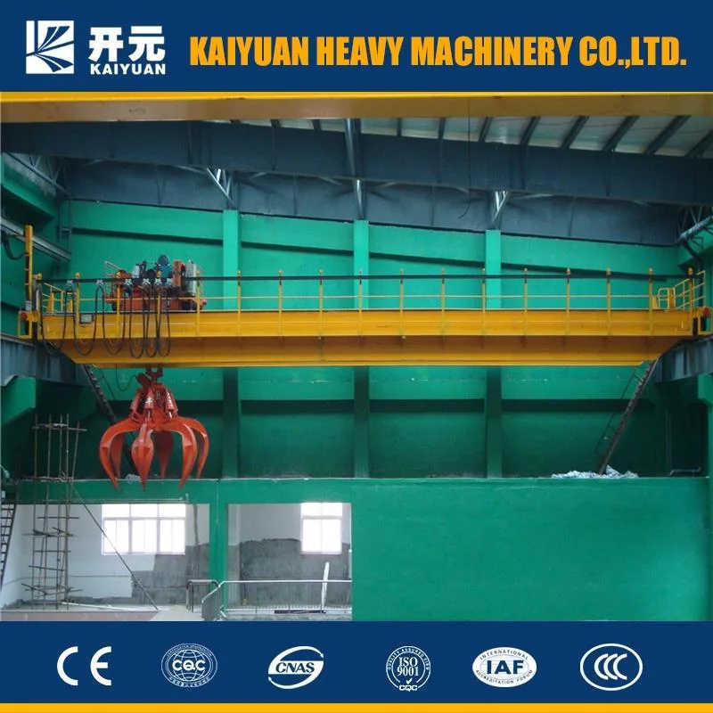 5 Mt Double Girder Electric Overhead Crane with Grab