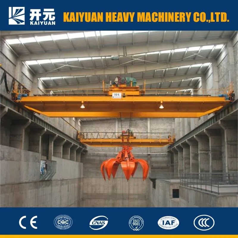 5 Mt Double Girder Electric Overhead Crane with Grab