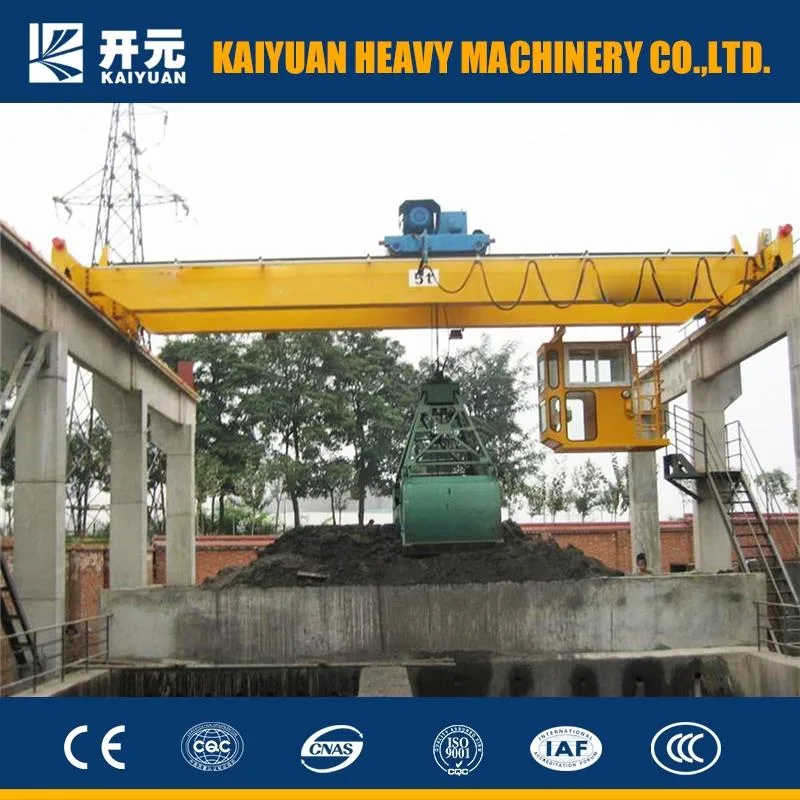 5 Mt Double Girder Electric Overhead Crane with Grab