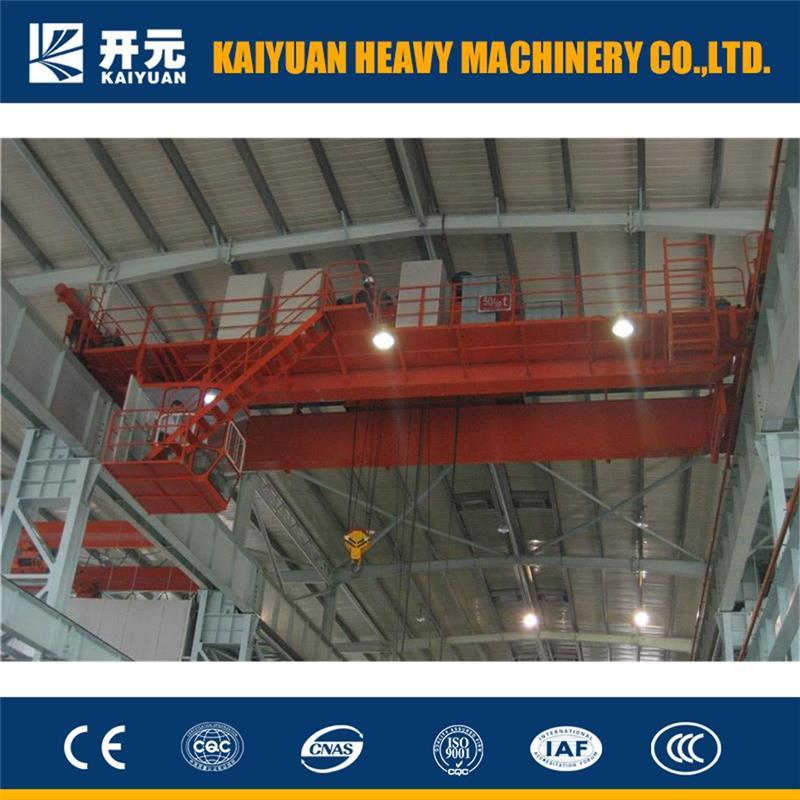 50t Movable Winch Trolley Double Girder Overhead Bridge Crane