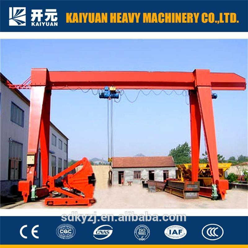 Workshop Stockyard Traveling Electric Single Girder Gantry Crane up to 50t