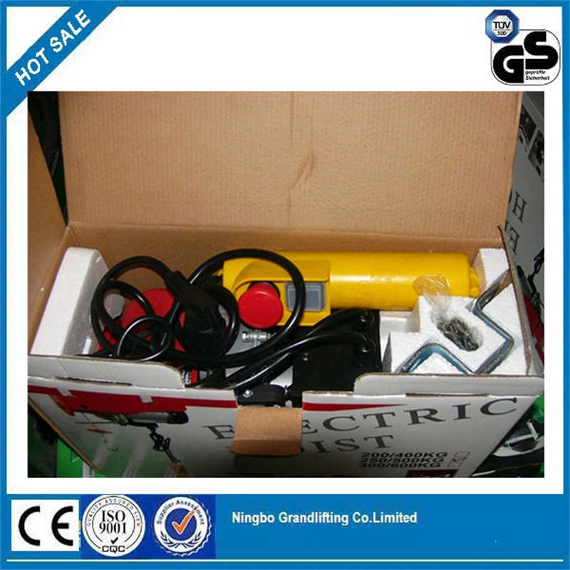 Wire Rope Mini Electric Hoist with Electric Trolley