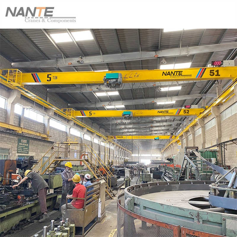 Single Girder Low Head Room Viaduct Driving Overhead Cranes