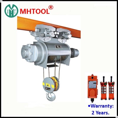 15ton Electric Wire Rope Hoist for Single Rail Crane