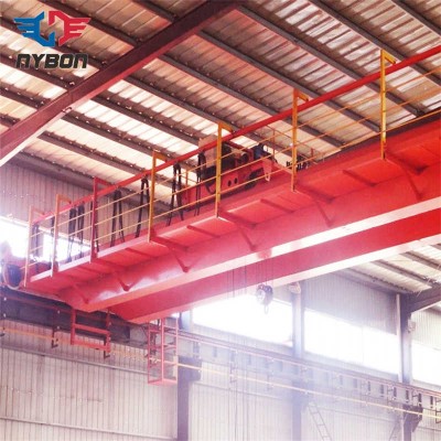 Heavy Duty Double Girder Workshop Rail Travel 15ton 25ton 50ton Overhead Crane