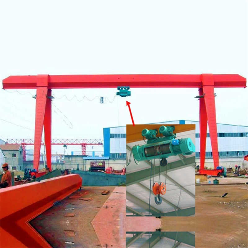 Single Beam Gantry Crane for Outdoor Yard