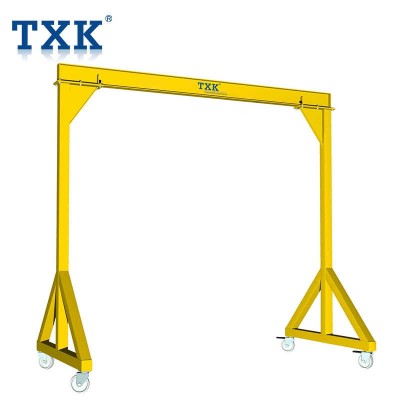 250kg Manual Push Outdoor Usage Portable Mini Gantry Crane