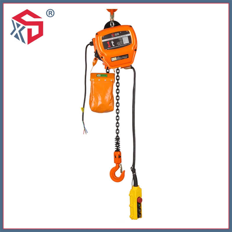 1 Ton Hhbb Single/Double Speed Electric Chain Hoist with Hook/Motorized Trolley