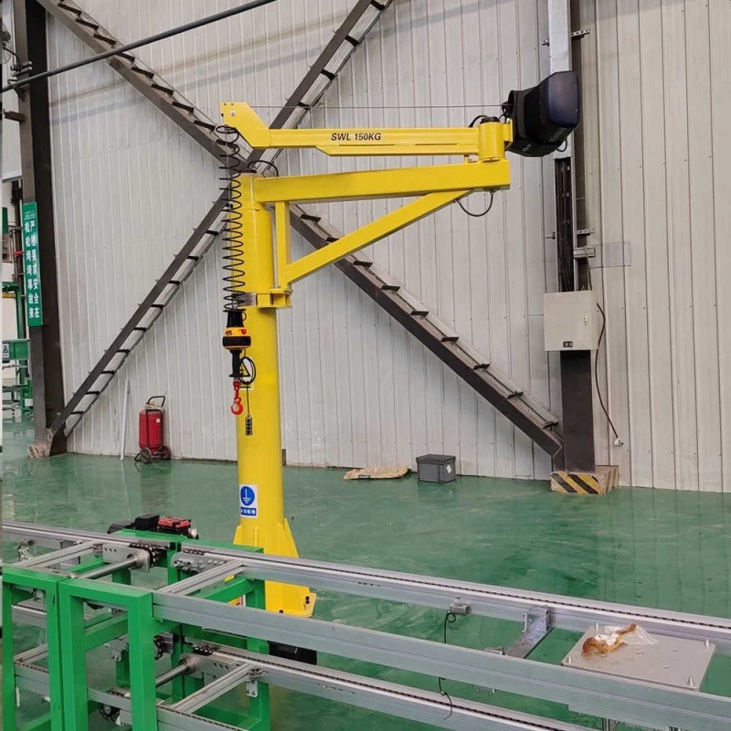 300kg Jib Crane Intelligent Lifting Equipment Folding Arm Hoist