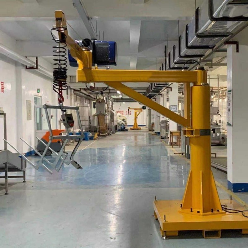 300kg Jib Crane Intelligent Lifting Equipment Folding Arm Hoist