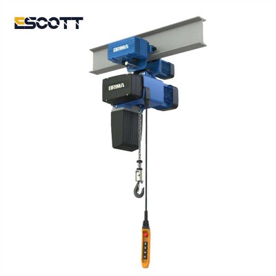 125kg Lifting Equipment High Quality Engine Crane Electric Chain Hoist Hook Type