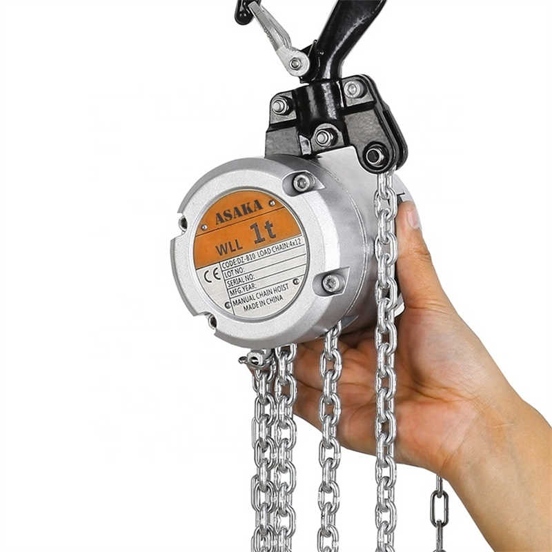 High Quality 250kg Aluminum Chain Hoist with CE Certificate