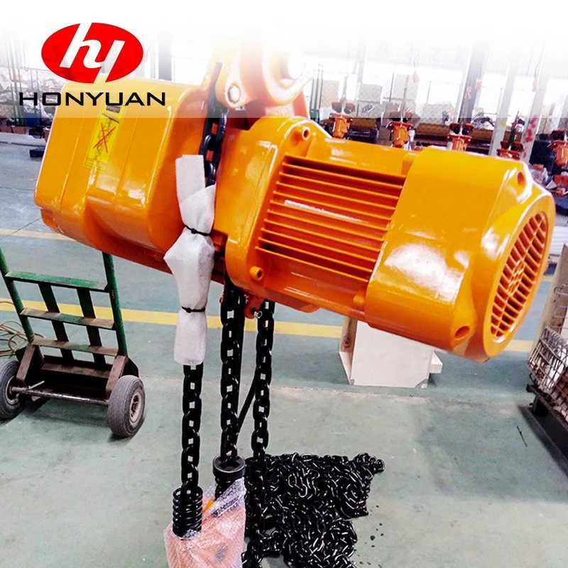 990kg 220V Mini Electric Wire Hoist Block with Hook, Lifting Height 12m