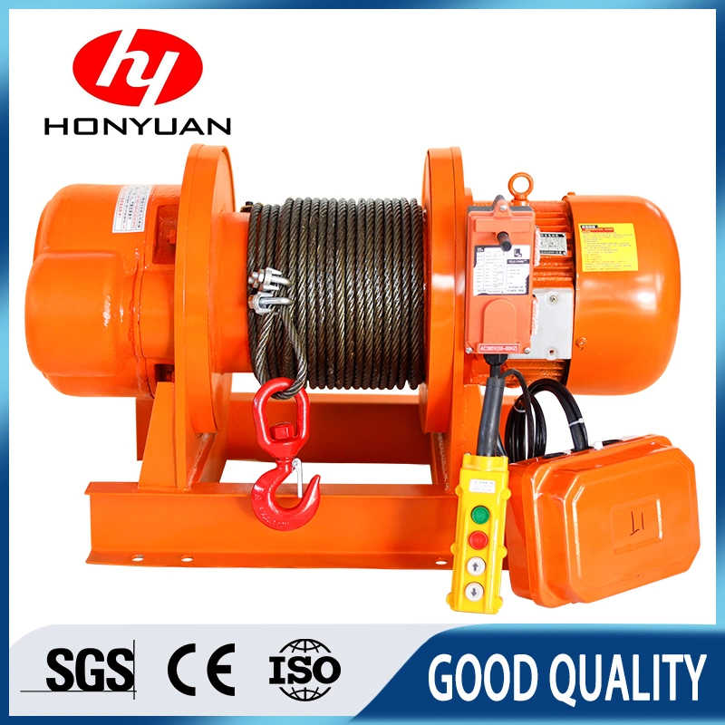 2000kg Multifunctional Aluminum Sheet Electric Wire Rope/ Cable Hoist Winch