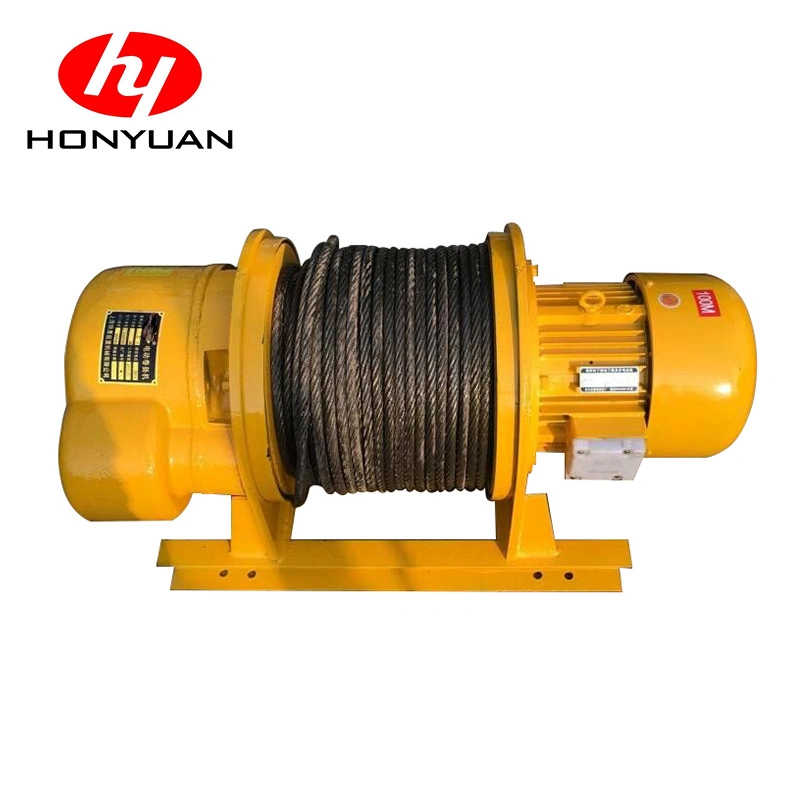 2000kg Multifunctional Aluminum Sheet Electric Wire Rope/ Cable Hoist Winch