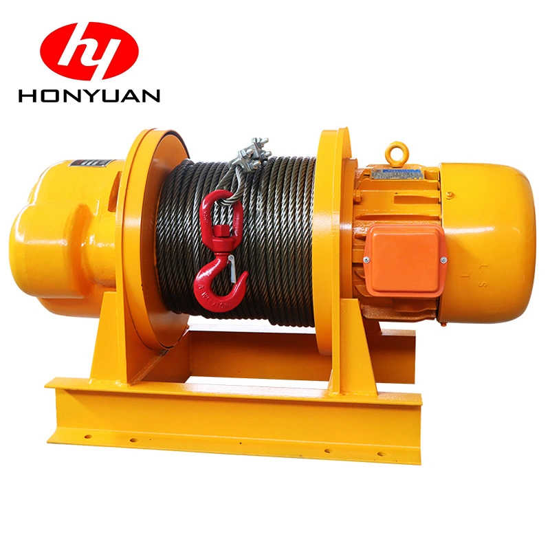 2000kg Multifunctional Aluminum Sheet Electric Wire Rope/ Cable Hoist Winch