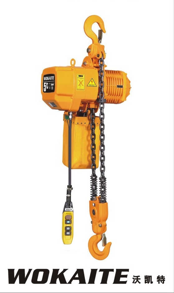 380V 5ton Single/Dual Speed Electric Chain Hoist with Trolley Lifting